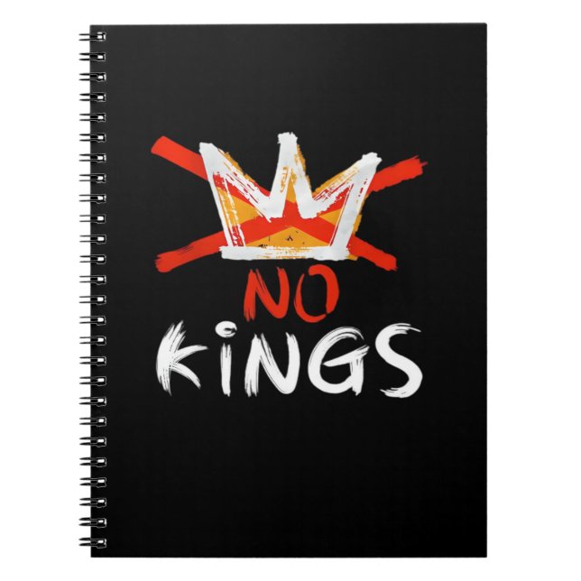 Carnet No King Funny Quote Retro Creative Style (Devant)
