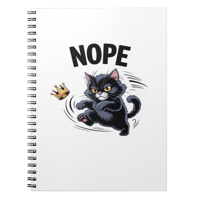 Carnet No Kings In America Funny Kicking Crown Classic Vi (Devant)