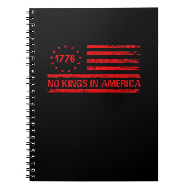 Carnet No Kings In America United States Independence Cla (Devant)