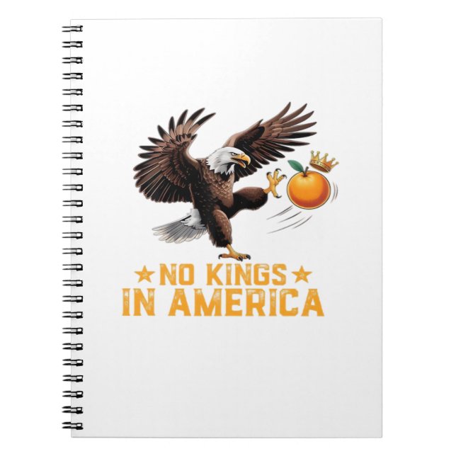 Carnet No Kings In America We The People Political Retro  (Devant)