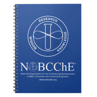 Carnet NOBCChE Bleu Spiral Note - Logo blanc