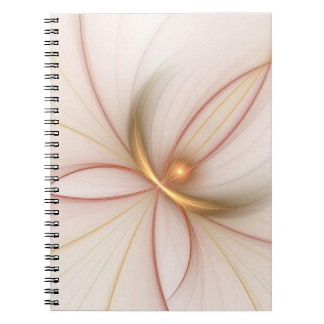 Carnet Nobly Copper And Gold Abstract Modern Fractal Art (Devant)