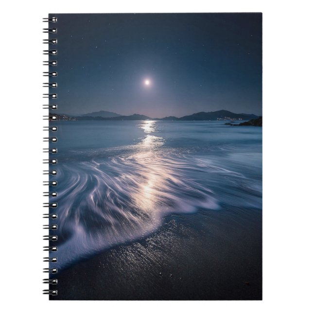 Carnet nocturne des vagues océaniques (Devant)