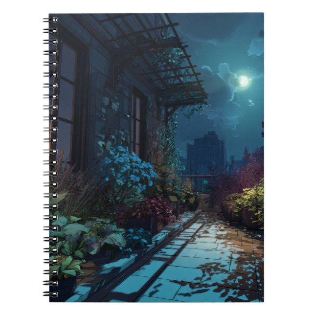 Carnet nocturne sur le toit lumineux (Devant)
