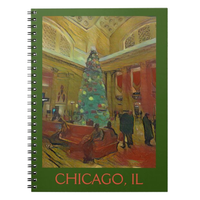 Carnet Noël à Chicago (Devant)