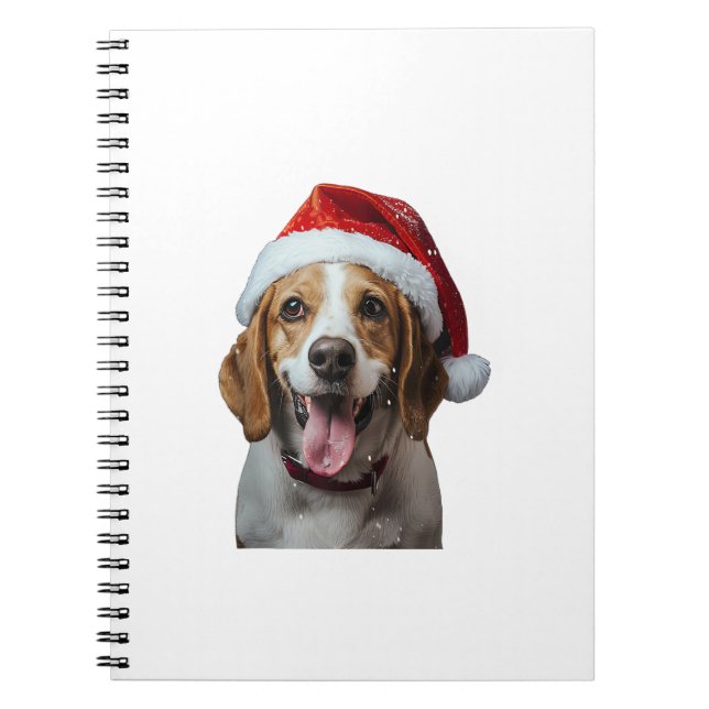 Carnet Noël beagle (Devant)