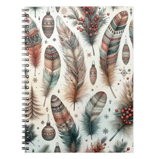 Carnet Noël bohème (Devant)