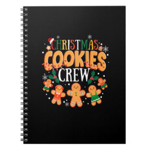 Carnet Noël Cookie Crew Chemise pain d'épices famille Mat