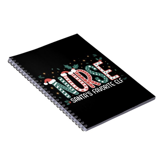 Carnet Noël de l'elfe préféré de Santa Infirmière Inspira (Côté Droit)
