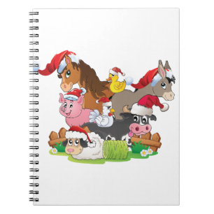 Carnet Noël des animaux de ferme
