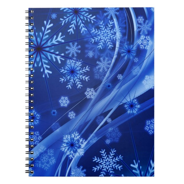Carnet Noël des Flèches de neige en hiver (Devant)
