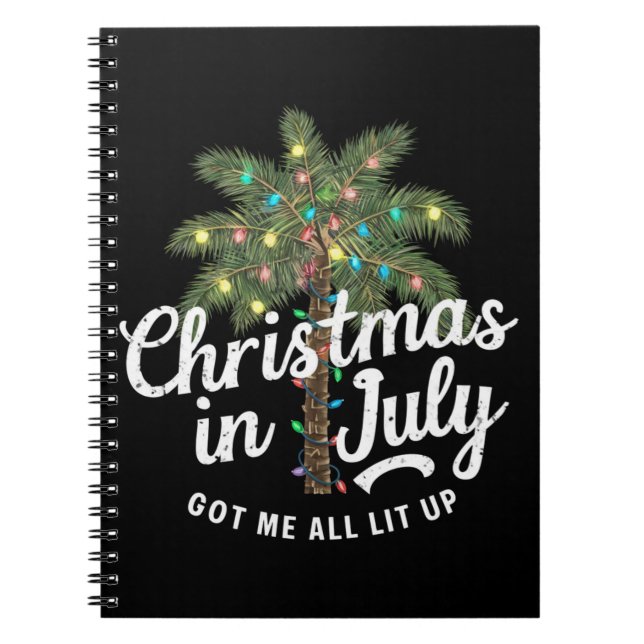 Carnet Noël en juillet m'a vraiment illuminé  (Devant)