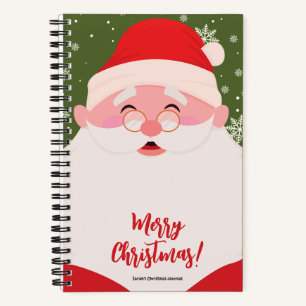 Carnet Noël Graphique de Cute Père Noël