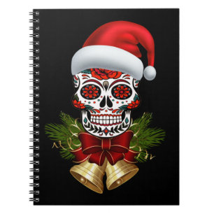 Carnet Noël Père Noël Jour Du Crâne Sugar Morts
