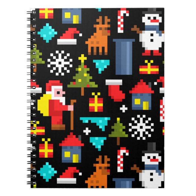 Carnet Noël Pixel (Devant)