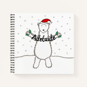 Carnet Noël Polaire de Noël personnalisé