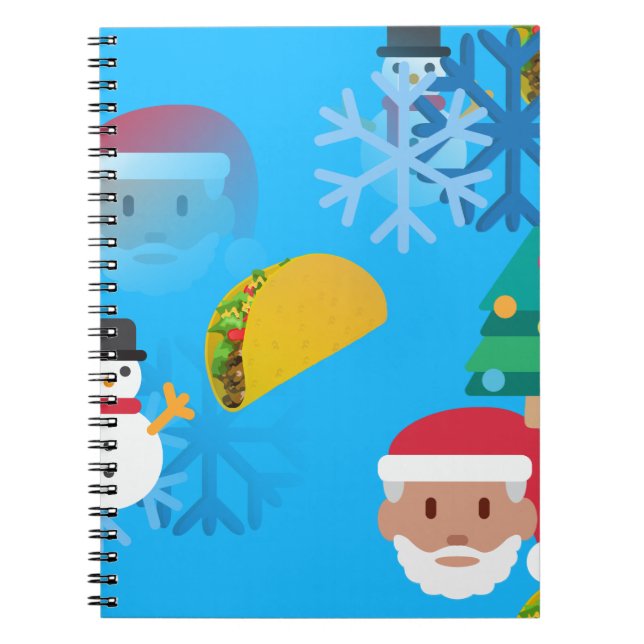 Carnet noël taco emoji (Devant)