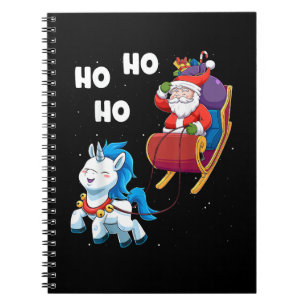 Carnet Noël Unicorne Chemise magique Noël Père Noël S