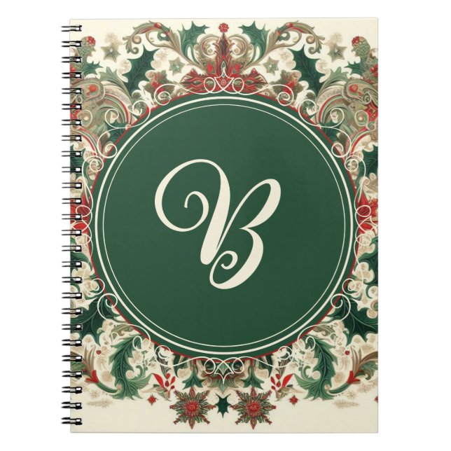 Carnet Noël Victorien/Classique/Vintage (Devant)