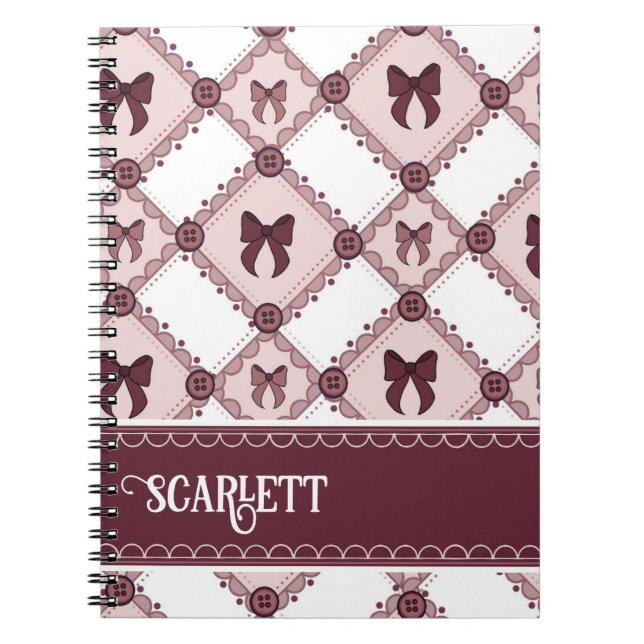 Carnet Nœud Bourguignon Coquette (Devant)