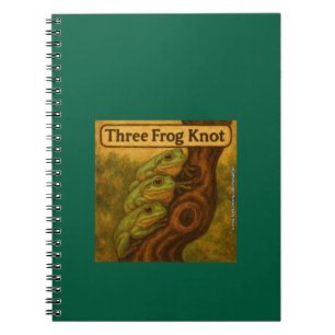 Carnet Nœud des trois grenouilles – Jeu de mots fantaisis