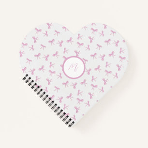 Carnet Nœud papillon aquarelle rose coquette frilly perso
