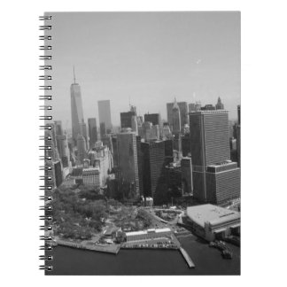 Carnet Noir blanc New York City Skyline
