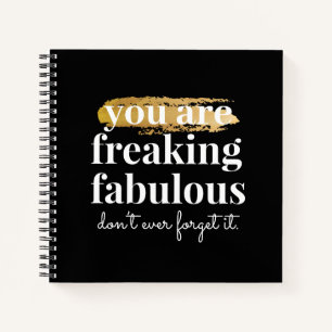 Carnet Noir et blanc grand ami à la mise en oeuvre moder