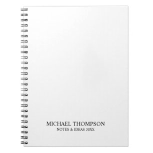 Carnet Noir et blanc professionnel