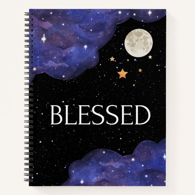 Carnet Noir Space Concept (Devant)