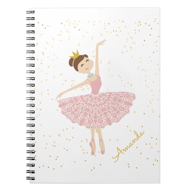 Carnet nom ballerina (Devant)