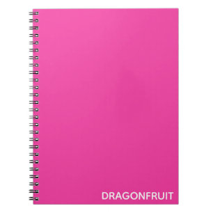 Carnet Nom de couleur rose Dragonfruit