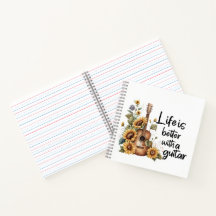 Nom de la Personnaliser Guitare avec tournesol