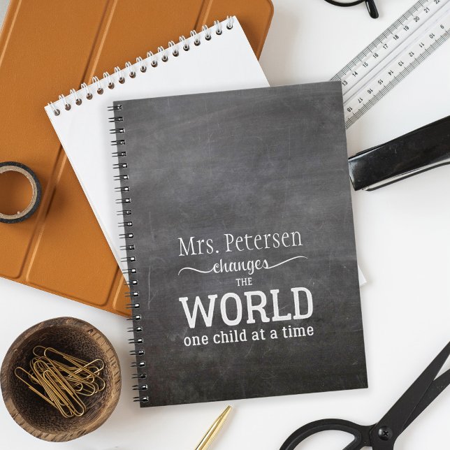 Carnet Nom de l'enseignant de Blackboard citation de scri (Créateur téléchargé)