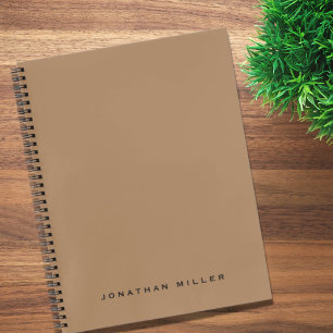 Carnet Nom de monogramme professionnel minimal