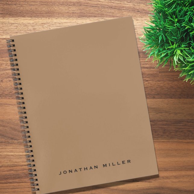 Carnet Nom de monogramme professionnel minimal (Créateur téléchargé)