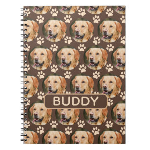 Carnet Nom du chien du Motif photo de animal de compagnie