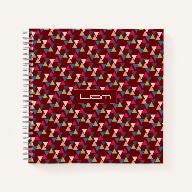 Carnet Nom du motif Abstrait de la Bourgogne (Devant)