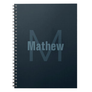 Carnet Nom éditable moderne