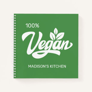 Carnet Nom et couleur personnalisés Vegan