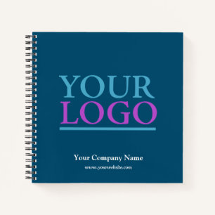 Carnet Nom et site du logo, Ocean Blue Promotional