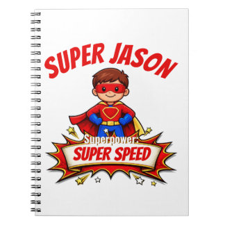 Carnet Nom et super-pouvoir de super-héros personnalisés 