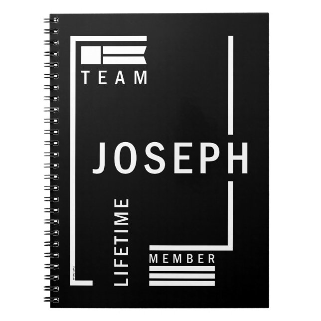 Carnet Nom Joseph (Devant)