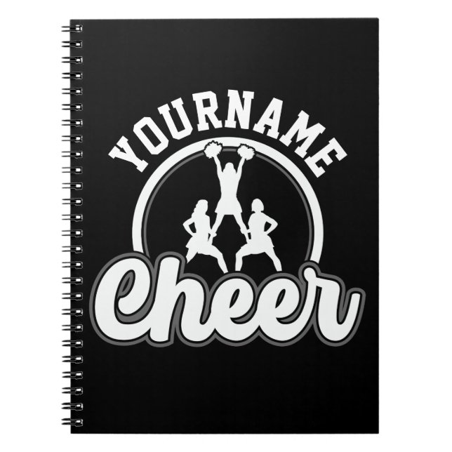Carnet NOM personnalisé Cheer Team Varsity Pom-pom girl (Devant)