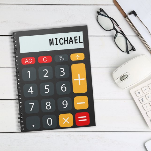 Carnet Nom personnalisé du calculateur (Créateur téléchargé)