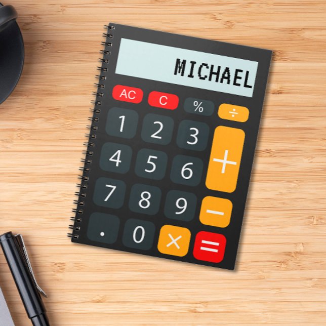 Carnet Nom personnalisé du calculateur (Créateur téléchargé)