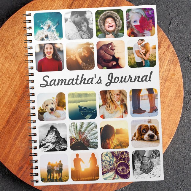 Carnet Nom personnalisé et 20 photo (Créateur téléchargé)