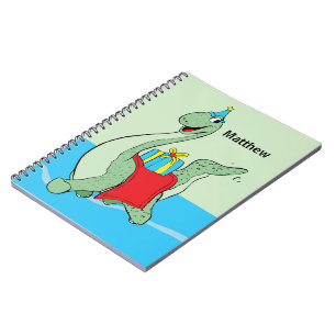 Carnet Nom Personnalisé, Garçon, Dinosaure Anniversaire