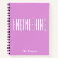 Nom personnalisé Purple Lilac Ingénieur étudiant