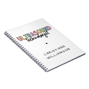 Carnet Nom personnalisé Ultrasound Technologist Cadeaux